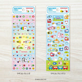A sticker sheet that features original Mind Wave characters stickers themed around Heisei retro is here to bring you whimsy and nostalgia! The plump form and childlike humorous expression will bring you back in time by adding a bright and colorful addition to your pages.
