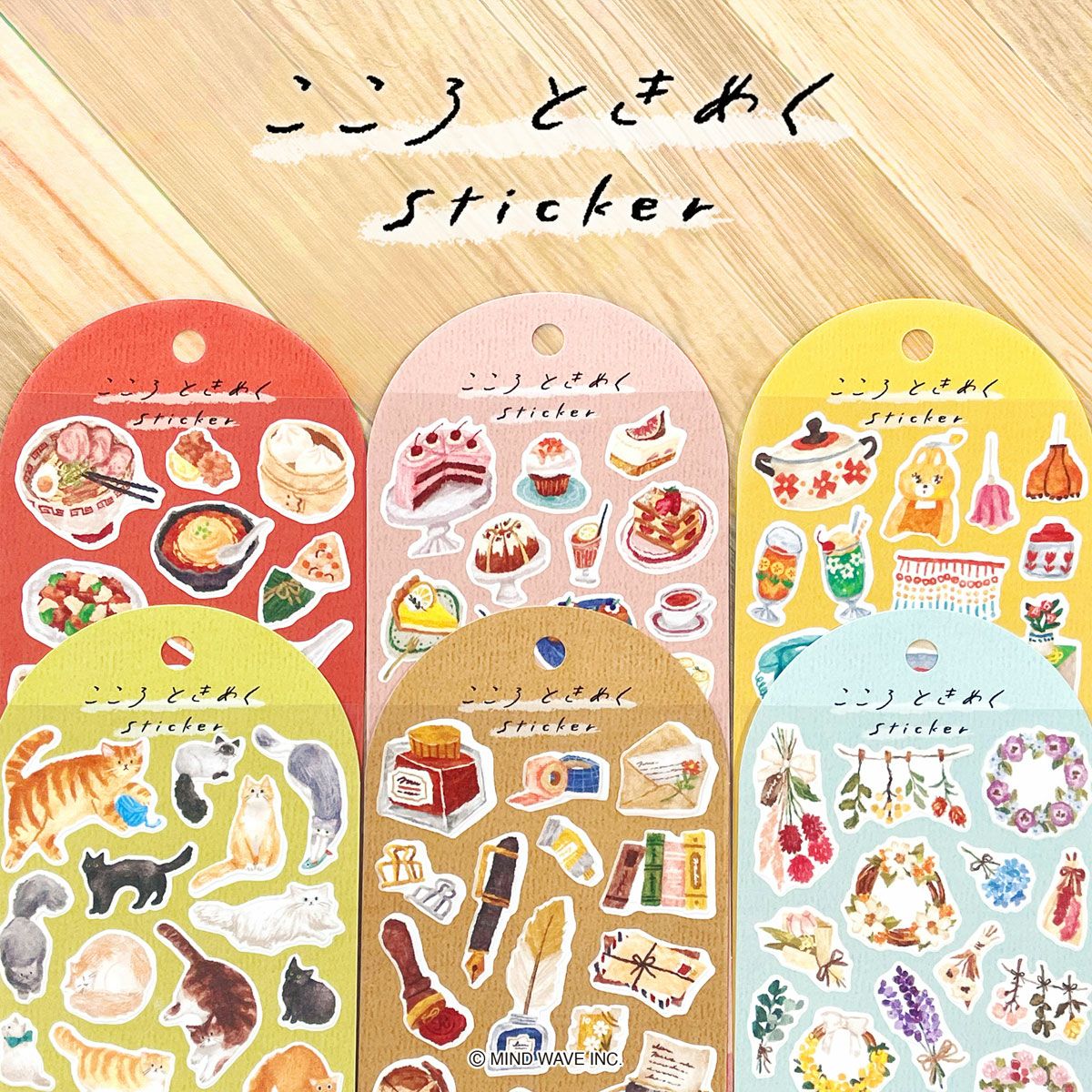 Mind Wave Sticker Sheet Kokoro Tokimeku - Heart Fluttering