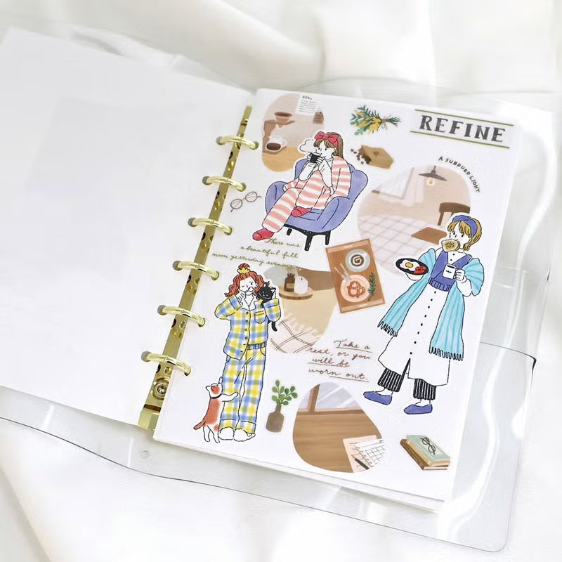 ✨Introducing the newest addition to the Amie flake sticker series! This adorable set includes 10 charming designs, perfect for decorating planners, journals, letters, and more.

10 designs× 4 each (40 stickers in total)
Approx. 3in x 2in each