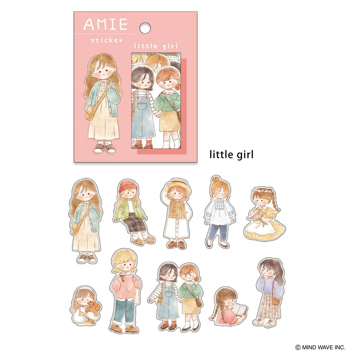 Introducing a new set of Amie flake stickers. This lineup includes 10 different designs to choose from!

10 patterns× 4 pieces each (40 pieces in total)
3 in x 2in each