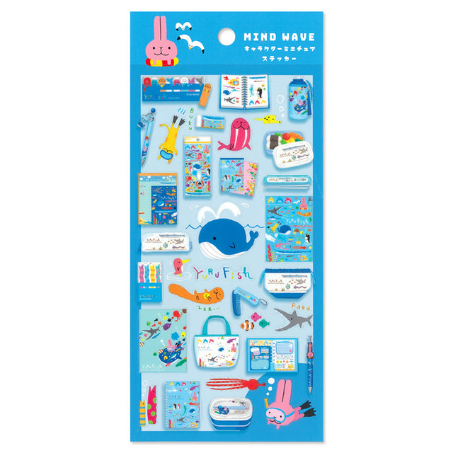 A sticker that incorporates Mindwave's character goods into miniature size is now available!
A large collection of "Heisei retro" characters who feel nostalgic and emo!
The pieces also include items that were actually on sale, so we recommend that you enjoy looking at every detail.

H175×W90mm
Transparent PET
1 Sticker sheet included