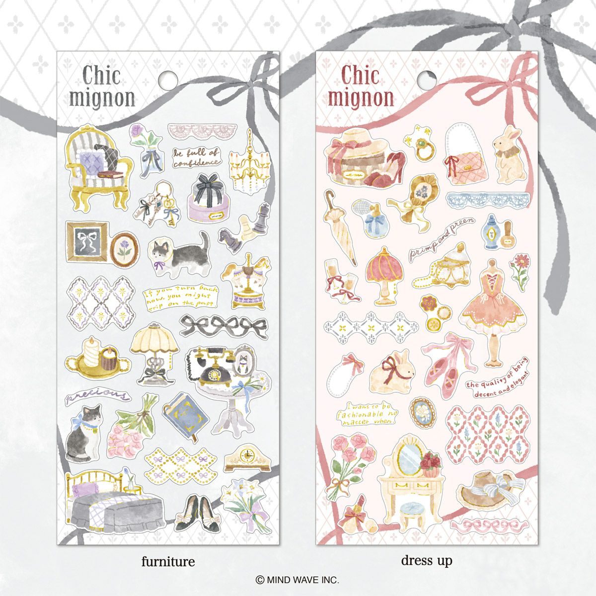 Mind Wave Sticker Sheet Chic Mignon