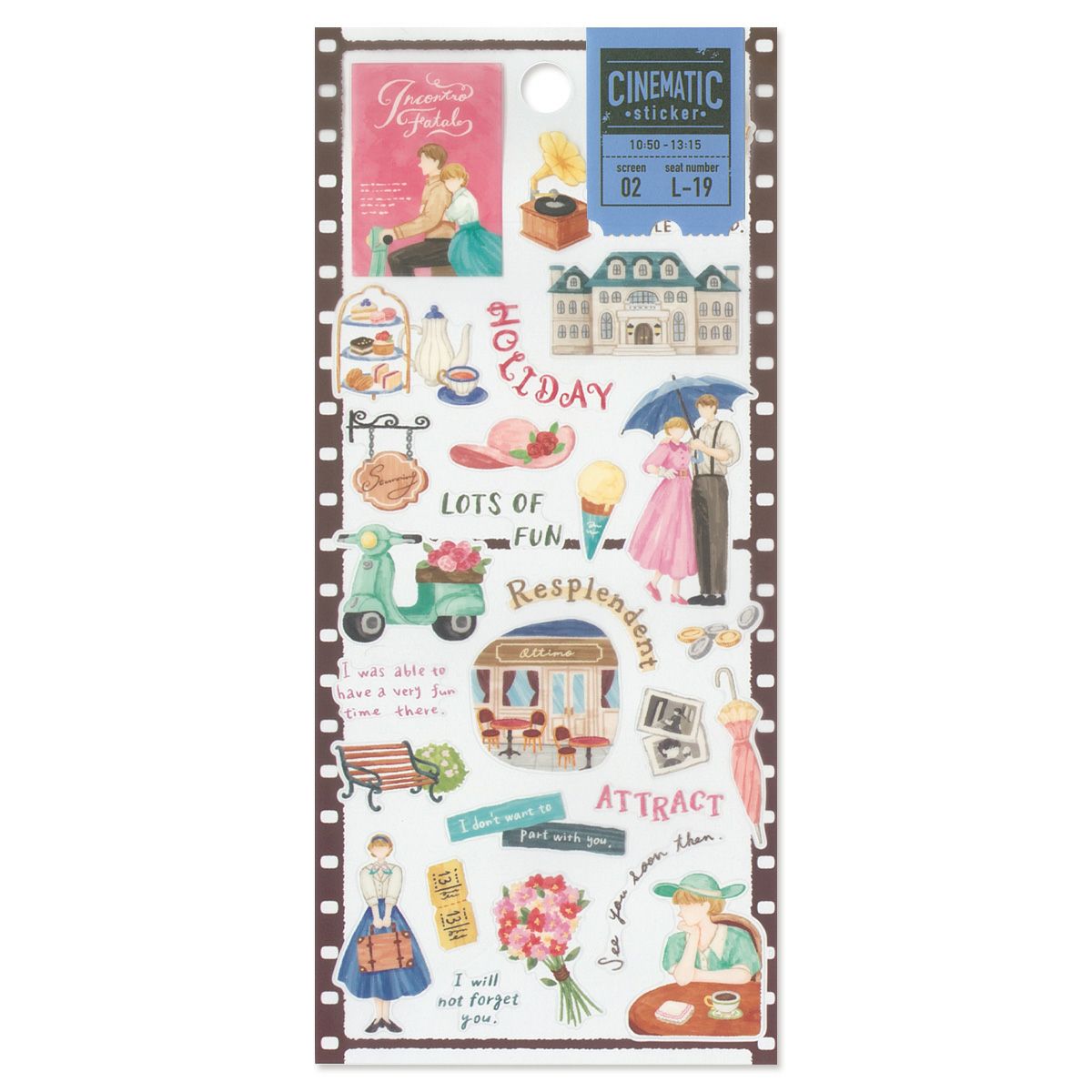Mind Wave Cinematic Series Sticker Sheet - Romance