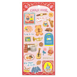 This animal illustration sticker series features cookie-themed pieces! These stickers are perfect for journaling, scrapbooking, and marking your calendar.&nbsp;

• This package includes 1&nbsp;sheet of sticker
• Material: Washi Cotton
• Package measures approx. 8" x 3.5"
• Made in Japan