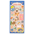 This animal illustration sticker series features cookie-themed pieces! These stickers are perfect for journaling, scrapbooking, and marking your calendar.&nbsp;

• This package includes 1&nbsp;sheet of sticker
• Material: Washi Cotton
• Package measures approx. 8" x 3.5"
• Made in Japan
