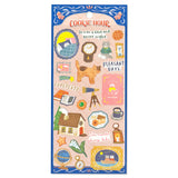 This animal illustration sticker series features cookie-themed pieces! These stickers are perfect for journaling, scrapbooking, and marking your calendar.&nbsp;

• This package includes 1&nbsp;sheet of sticker
• Material: Washi Cotton
• Package measures approx. 8" x 3.5"
• Made in Japan