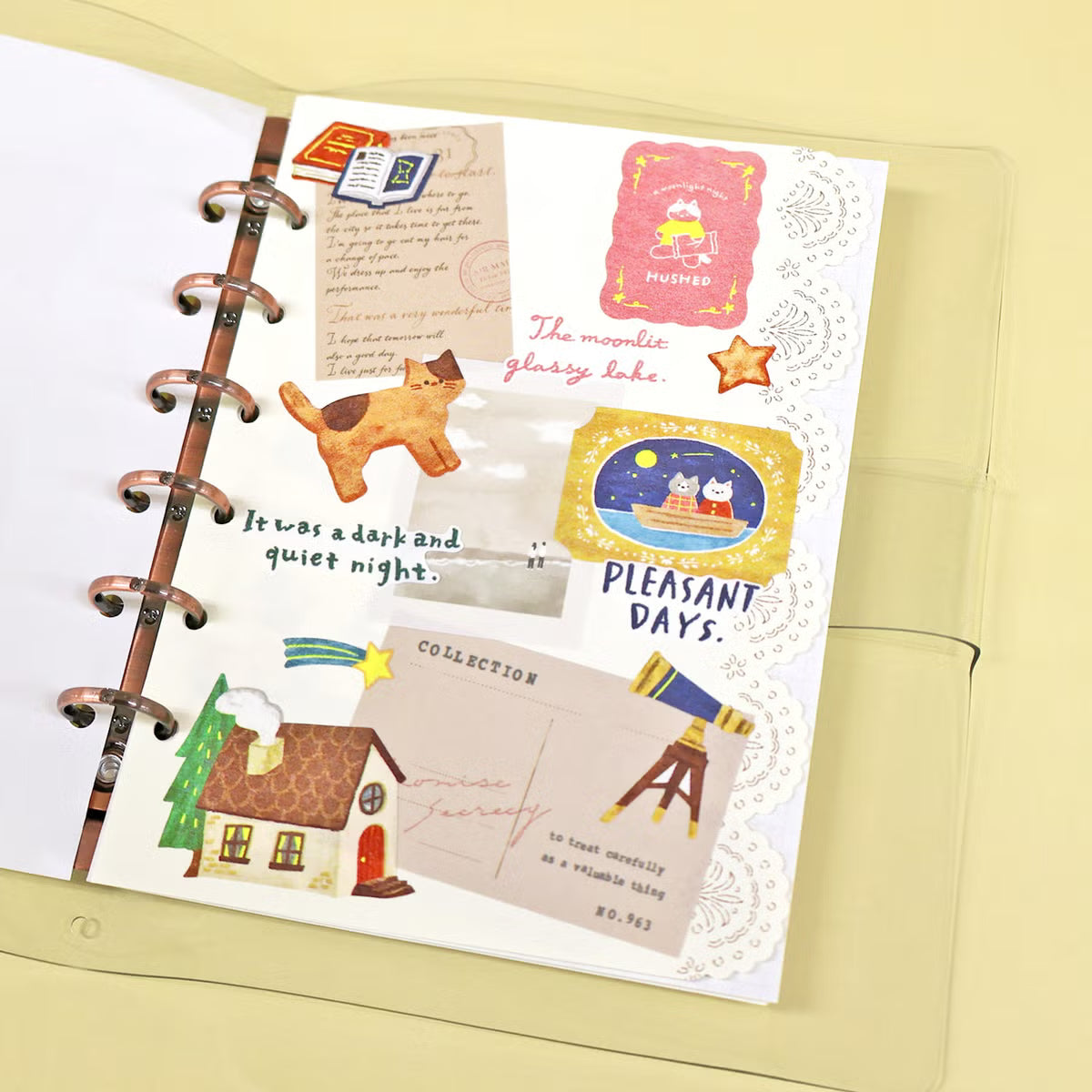 This animal illustration sticker series features cookie-themed pieces! These stickers are perfect for journaling, scrapbooking, and marking your calendar.&nbsp;

• This package includes 1&nbsp;sheet of sticker
• Material: Washi Cotton
• Package measures approx. 8" x 3.5"
• Made in Japan