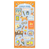 This animal illustration sticker series features cookie-themed pieces! These stickers are perfect for journaling, scrapbooking, and marking your calendar.&nbsp;

• This package includes 1&nbsp;sheet of sticker
• Material: Washi Cotton
• Package measures approx. 8" x 3.5"
• Made in Japan