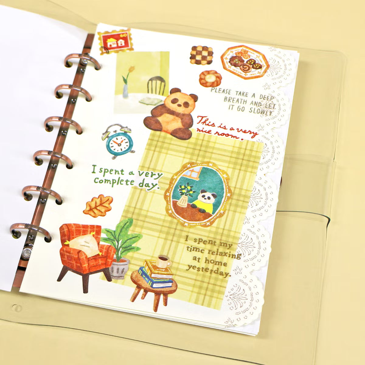 This animal illustration sticker series features cookie-themed pieces! These stickers are perfect for journaling, scrapbooking, and marking your calendar.&nbsp;

• This package includes 1&nbsp;sheet of sticker
• Material: Washi Cotton
• Package measures approx. 8" x 3.5"
• Made in Japan