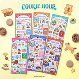 This animal illustration sticker series features cookie-themed pieces! These stickers are perfect for journaling, scrapbooking, and marking your calendar.&nbsp;

• This package includes 1&nbsp;sheet of sticker
• Material: Washi Cotton
• Package measures approx. 8" x 3.5"
• Made in Japan