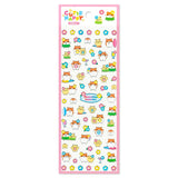 A sticker sheet that features animal stickers themed around Heisei retro is here to bring you whimsy and nostalgia! The plump form and childlike humorous expression will bring you back in time by adding a bright and colorful addition to your pages.

• This package includes 1&nbsp;sheet of sticker
• Material: Transparent PET &amp; Silver Edge
• Package measures approx. 8" x 3.5"
• Made in Japan