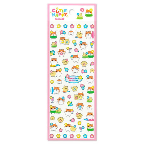 A sticker sheet that features animal stickers themed around Heisei retro is here to bring you whimsy and nostalgia! The plump form and childlike humorous expression will bring you back in time by adding a bright and colorful addition to your pages.

• This package includes 1&nbsp;sheet of sticker
• Material: Transparent PET &amp; Silver Edge
• Package measures approx. 8" x 3.5"
• Made in Japan