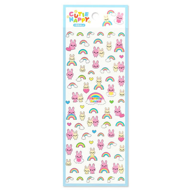 A sticker sheet that features animal stickers themed around Heisei retro is here to bring you whimsy and nostalgia! The plump form and childlike humorous expression will bring you back in time by adding a bright and colorful addition to your pages.

• This package includes 1&nbsp;sheet of sticker
• Material: Transparent PET &amp; Silver Edge
• Package measures approx. 8" x 3.5"
• Made in Japan
