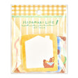 Flake stickers that are perfect for writing are now available!
Illustrations with a bread theme that will brighten up your pages.&nbsp;
The material for the seal is high-quality paper that is easy to write on.

8 designs&nbsp;
40 pieces total
Approximately 2.3 in x 2in