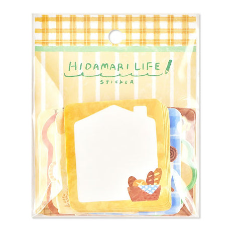 Flake stickers that are perfect for writing are now available!
Illustrations with a bread theme that will brighten up your pages.&nbsp;
The material for the seal is high-quality paper that is easy to write on.

8 designs&nbsp;
40 pieces total
Approximately 2.3 in x 2in