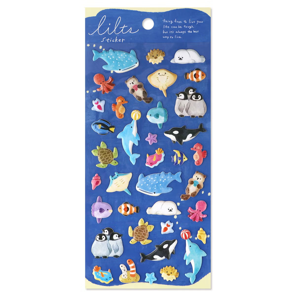 A small three-dimensional sticker is now available!
You can enjoy a miniature-like presence with 6 variations of sweets, animals, girls, and more.

Includes ONE sticker sheet.