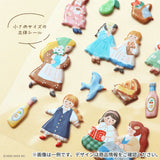 A small three-dimensional sticker is now available!
You can enjoy a miniature-like presence with 6 variations of sweets, animals, girls, and more.

Includes ONE sticker sheet.