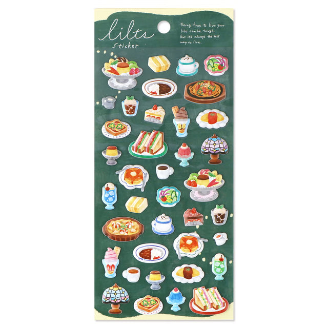 A small three-dimensional sticker is now available!
You can enjoy a miniature-like presence with 6 variations of sweets, animals, girls, and more.

Includes ONE sticker sheet.