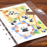 A small three-dimensional sticker is now available!
You can enjoy a miniature-like presence with 6 variations of sweets, animals, girls, and more.

Includes ONE sticker sheet.