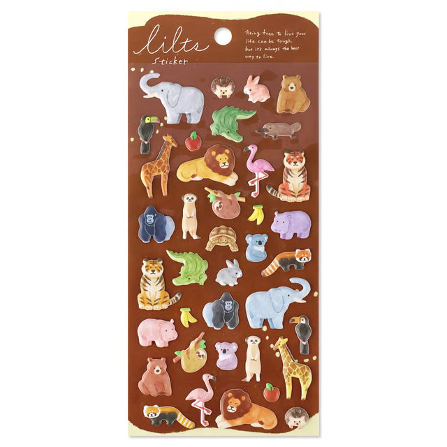 A small three-dimensional sticker is now available!
You can enjoy a miniature-like presence with 6 variations of sweets, animals, girls, and more.

Includes ONE sticker sheet.