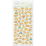 A new pattern has appeared on the Mamema Mea Nimaru sticker!
Like the first installment, it features adorable illustrations that will make you smile.
It is a small piece that is easy to attach to a small empty space in a notebook.

• This package includes 1&nbsp;sheet of sticker
• Material: Masking Tape
• Package measures approx. H202 x W93 x D1mm
• Made in Japan