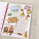 A small three-dimensional sticker is now available! This collection of Mon Atelier sticker sheets has 6 different variations to cover all your favorite things!

You can enjoy these cozy puffy stickers with gold accents anywhere. Use these stickers on your planner, cards, photo album, frames, gift wrap, stationery, scrapbook pages, calendars and more.

Includes ONE sticker sheet.