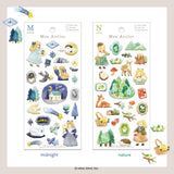 A small three-dimensional sticker is now available! This collection of Mon Atelier sticker sheets has 6 different variations to cover all your favorite things!

You can enjoy these cozy puffy stickers with gold accents anywhere. Use these stickers on your planner, cards, photo album, frames, gift wrap, stationery, scrapbook pages, calendars and more.

Includes ONE sticker sheet.