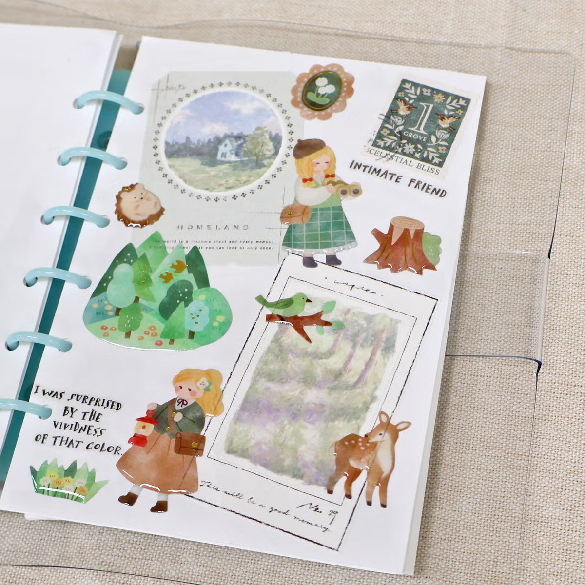 A small three-dimensional sticker is now available! This collection of Mon Atelier sticker sheets has 6 different variations to cover all your favorite things!

You can enjoy these cozy puffy stickers with gold accents anywhere. Use these stickers on your planner, cards, photo album, frames, gift wrap, stationery, scrapbook pages, calendars and more.

Includes ONE sticker sheet.