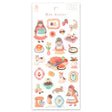 A small three-dimensional sticker is now available! This collection of Mon Atelier sticker sheets has 6 different variations to cover all your favorite things!

You can enjoy these cozy puffy stickers with gold accents anywhere. Use these stickers on your planner, cards, photo album, frames, gift wrap, stationery, scrapbook pages, calendars and more.

Includes ONE sticker sheet.