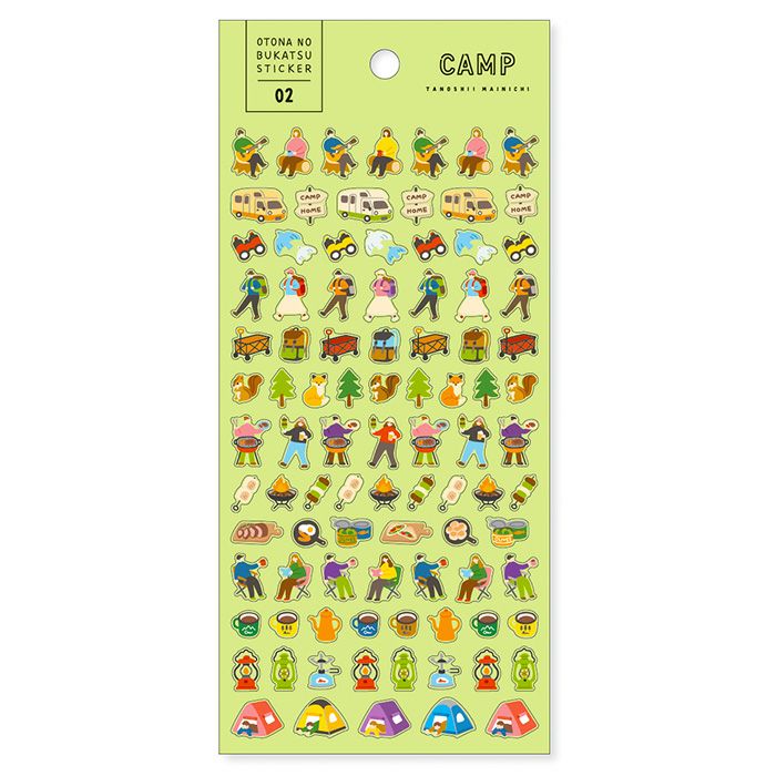 This is a sticker that collects popular categories in hobbies.
Recommended for monthly notebooks and activity record notebooks.

• This package includes 1&nbsp;sheet of sticker
• Material:&nbsp;Transparent PET
• Package measures approx. H202 x W93 x D1mm
• Made in Japan