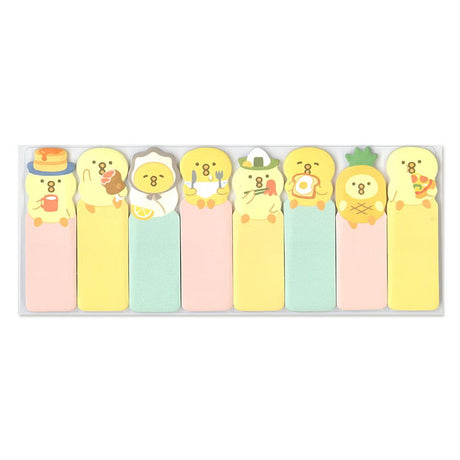 Piyokomame will color your notebooks and notebooks in a fun way!&nbsp;Because it comes in a hearty pack of 120 sheets, you can use it in a variety of situations such as work, lessons, and study.

120 total tabs
8 different designs
Made in Japan