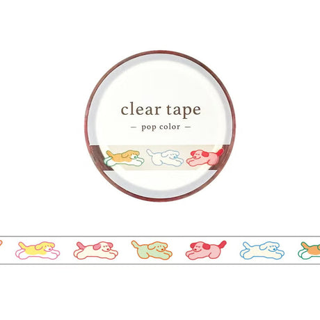 


✨ The popular clear tape now comes in fun new pop designs! Choose from the bold POP ICON series or the bright POP COLOR series.

Perfect for planners, collages, and decorations, this translucent PET tape is durable, water‑resistant, and great for layering over paper or stickers.

Width 7mm × Length 5m
Material: Transparency Matte PET
Includes 1 roll of tape