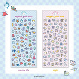Mind Wave Poppin' Jam Series Sticker Sheet - Marine Life