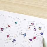 Mind Wave Poppin' Jam Series Sticker Sheet - Planet