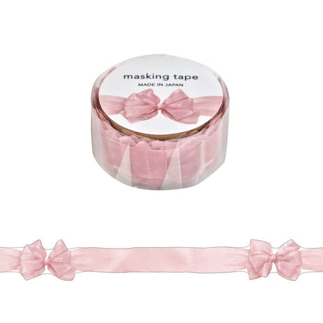 Mind Wave Ribbon Washi Tape - Organza Pink