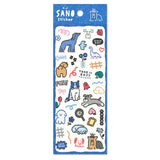 The Pukumori Seal, which features uneven processing to match the illustration, has an animal line drawing illustration! The soft material makes it easy to apply to curved surfaces.
It is recommended not only for notebook decoration but also for smartphone decoration and markers for belongings.

• This package includes 1&nbsp;sheet of sticker
• Material: Pukumori
• Package measures approx. H202 x W93 x D1mm
• Made in Japan