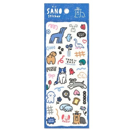 The Pukumori Seal, which features uneven processing to match the illustration, has an animal line drawing illustration! The soft material makes it easy to apply to curved surfaces.
It is recommended not only for notebook decoration but also for smartphone decoration and markers for belongings.

• This package includes 1&nbsp;sheet of sticker
• Material: Pukumori
• Package measures approx. H202 x W93 x D1mm
• Made in Japan