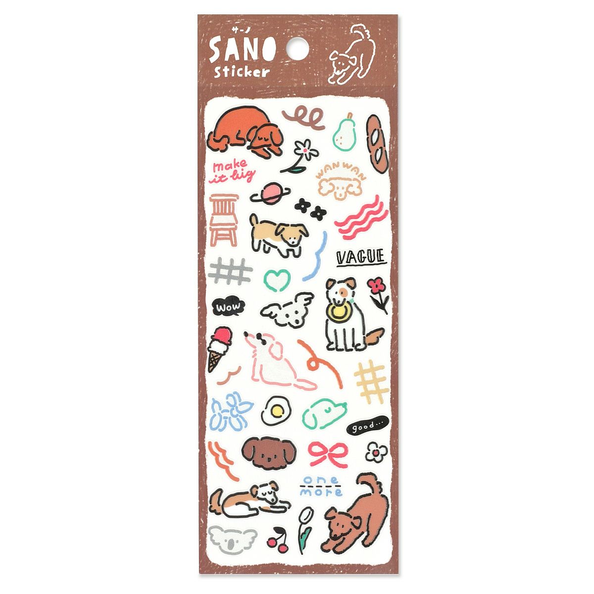 The Pukumori Seal, which features uneven processing to match the illustration, has an animal line drawing illustration! The soft material makes it easy to apply to curved surfaces.
It is recommended not only for notebook decoration but also for smartphone decoration and markers for belongings.

• This package includes 1&nbsp;sheet of sticker
• Material: Pukumori
• Package measures approx. H202 x W93 x D1mm
• Made in Japan