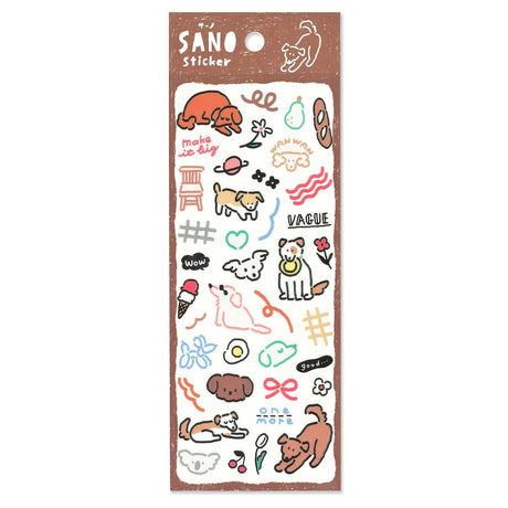 The Pukumori Seal, which features uneven processing to match the illustration, has an animal line drawing illustration! The soft material makes it easy to apply to curved surfaces.
It is recommended not only for notebook decoration but also for smartphone decoration and markers for belongings.

• This package includes 1&nbsp;sheet of sticker
• Material: Pukumori
• Package measures approx. H202 x W93 x D1mm
• Made in Japan