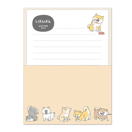 Shibanban's stationery &amp; miscellaneous goods series is now available!
This letter set has an easy-to-use design and can be sent to anyone you want to send it to. Stationery can ♪ be put in an envelope without folding.&nbsp;


Stationary size: 7.2in x 5in
8 pieces of stationery, 4 envelopes
4 horizontal lines