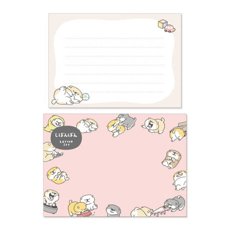 Shibanban's stationery &amp; miscellaneous goods series is now available!
This letter set has an easy-to-use design and can be sent to anyone you want to send it to. Stationery can ♪ be put in an envelope without folding.&nbsp;


Stationary size: 5in x 6in
8 pieces of stationery, 4 envelopes
4 horizontal lines