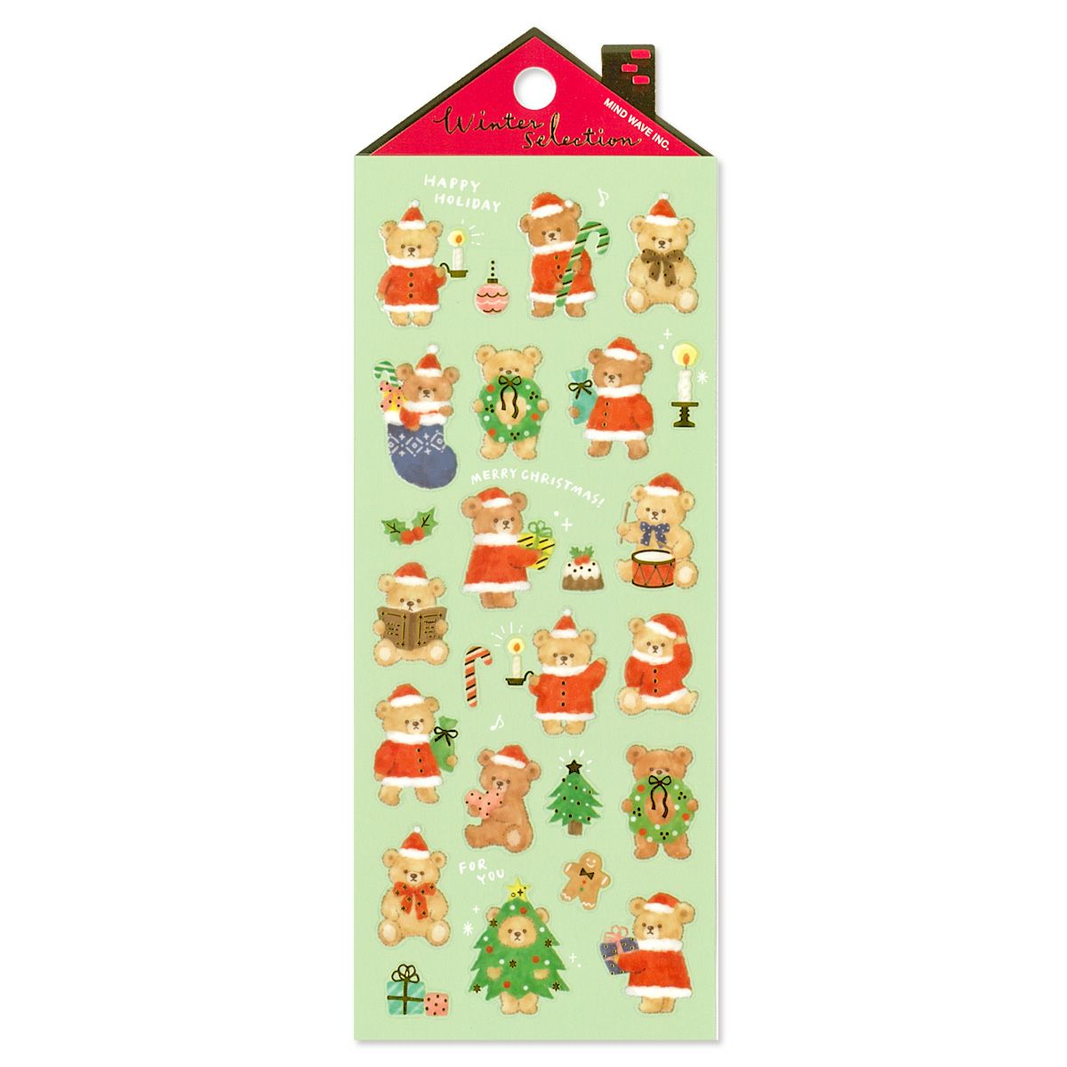 This year, the stickers will brighten up Christmas!
From popular characters to easy-to-use designs for decoration, we offer a wide variety of
variations. Enjoy ♪ a wonderful Christmas with this sticker.

• This package includes 1&nbsp;sheet of sticker
• Material:&nbsp; Transparent PET, Gold Hot
• Package measures approx. H202 x W93 x D1mm
• Made in Japan