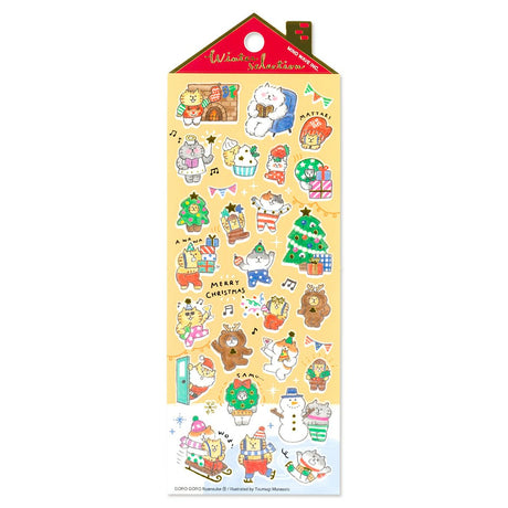 This year, the stickers will brighten up Christmas!
From popular characters to easy-to-use designs for decoration, we offer a wide variety of
variations. Enjoy ♪ a wonderful Christmas with this sticker.

• This package includes 1&nbsp;sheet of sticker
• Material:&nbsp; Masking Tape, Gold Hot
• Package measures approx. H202 x W93 x D1mm
• Made in Japan