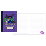 Build, create, and explore with this Minecraft composition notebook set designed to capture all of your class notes.

LINED AND GRAPH NOTEBOOKS: This set contains one lined notebook and one graph notebook, each with 100 pages of archival paper. Use the lined notebook for writing and note taking, and use the graph notebook for drawing graphs, solving math problems, drawing your builds, and more.

PERFECT FOR STUDENTS: With a standard size of 7.5 by 9.75 inch size, these composition notebooks are perfect to t