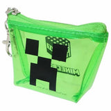 Minecraft Mini Clear Pouch Keychain - Creeper