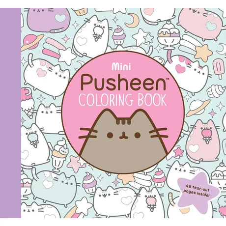 The Internet’s favorite chubby, tubby tabby is back in this miniature version of the Pusheen Coloring Book, now with perforated pages so you can easily tear out your creations to share and show-off—purr-fect for cat lovers and coloring book fans everywhere!