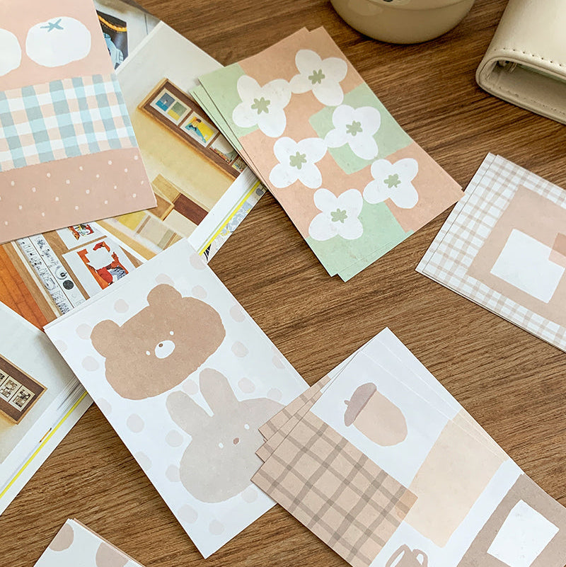 Molinta - Almond Chestnut Brown M5 Memo Sheets

Enjoy these cute memo sheets with 6 different patterns front and back! 4 pages of each pattern.

Specifications: 67mmx105mm
Material: 120g cotton paper

Number of pages: 24