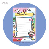 Molinta - Brilliant Space A7 Memo Pad

Enjoy 50 sheets of this adorable and vibrant space inspired memo pad to add to your journaling experience!

Specifications: 80mmx120mm
Material: 100g white kraft paper
Number of pages: 50