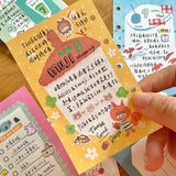 Molinta - Crayon Animal A7 Memo Sheets

Enjoy these cute memo sheets featuring different animals drawn with crayon-like art style!

Specifications: 80mmx120mm
Material: 120g cotton paper

Number of pages: 10
