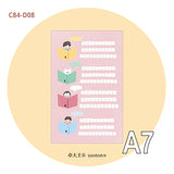 Molinta - Daily Check In A7 Memo Pad

Enjoy 20 sheets of this memo pad used to keep track of your daily tasks or habits by checking them off to add to your journaling experience!

Specifications: 80mmx120mm
Material: 120g white kraft paper
Number of pages: 20